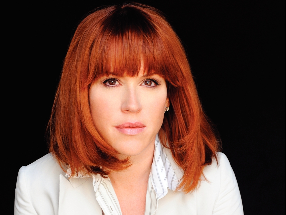 Molly Ringwald made her name as one of the "Brat Pack" of actors who appeared in John Hughes' teen films in the '80s. She starred in The Breakfast Club and Sixteen Candles, among others.