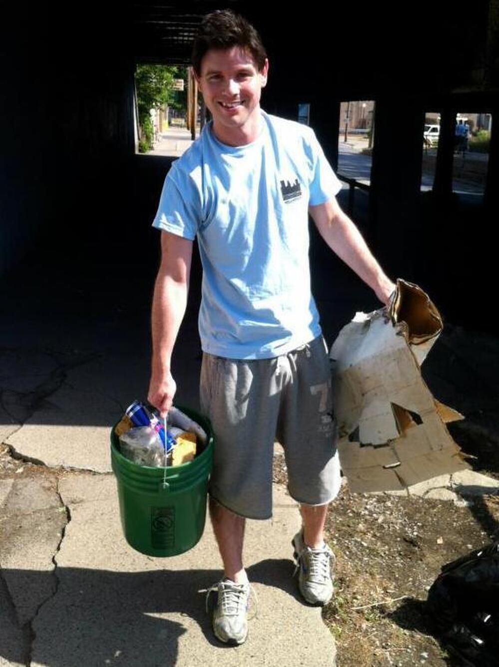 Stephen J. Bailey is cleaning up his city.