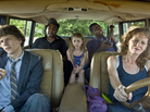 Eli (Jesse Eisenberg) and his mother, Penny (Melissa Leo), fall in with Penny's inept drug dealer, Sprinkles (Tracy Morgan), in the trite new indie drama Why Stop Now. Eli (Jesse Eisenberg) and his mother, Penny (Melissa Leo), fall in with Penny's inept drug dealer, Sprinkles (Tracy Morgan), in the trite new indie drama Why Stop Now.