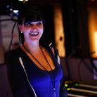 Lighting director Jackie Finney runs the light show during concerts for the band fun. Lighting director Jackie Finney runs the light show during concerts for the band fun.