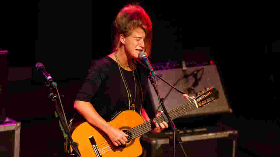 Selah Sue performs some songs at World Cafe Live in Philadelphia.