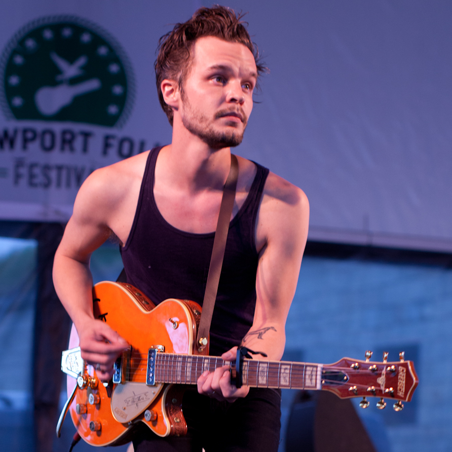 Tallest Man On Earth performs at the 2012 Newport Folk Festival.
