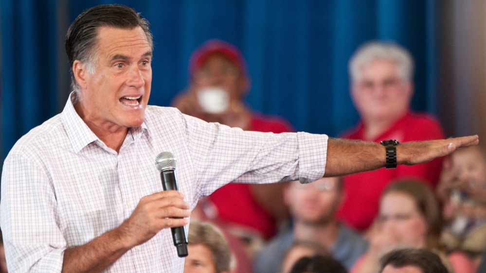 Republican presidential candidate Mitt Romney speaks at a town hall meeting in Grand Junction, Colo., on July 10. Romney said he has "nothing hidden" in his taxes.