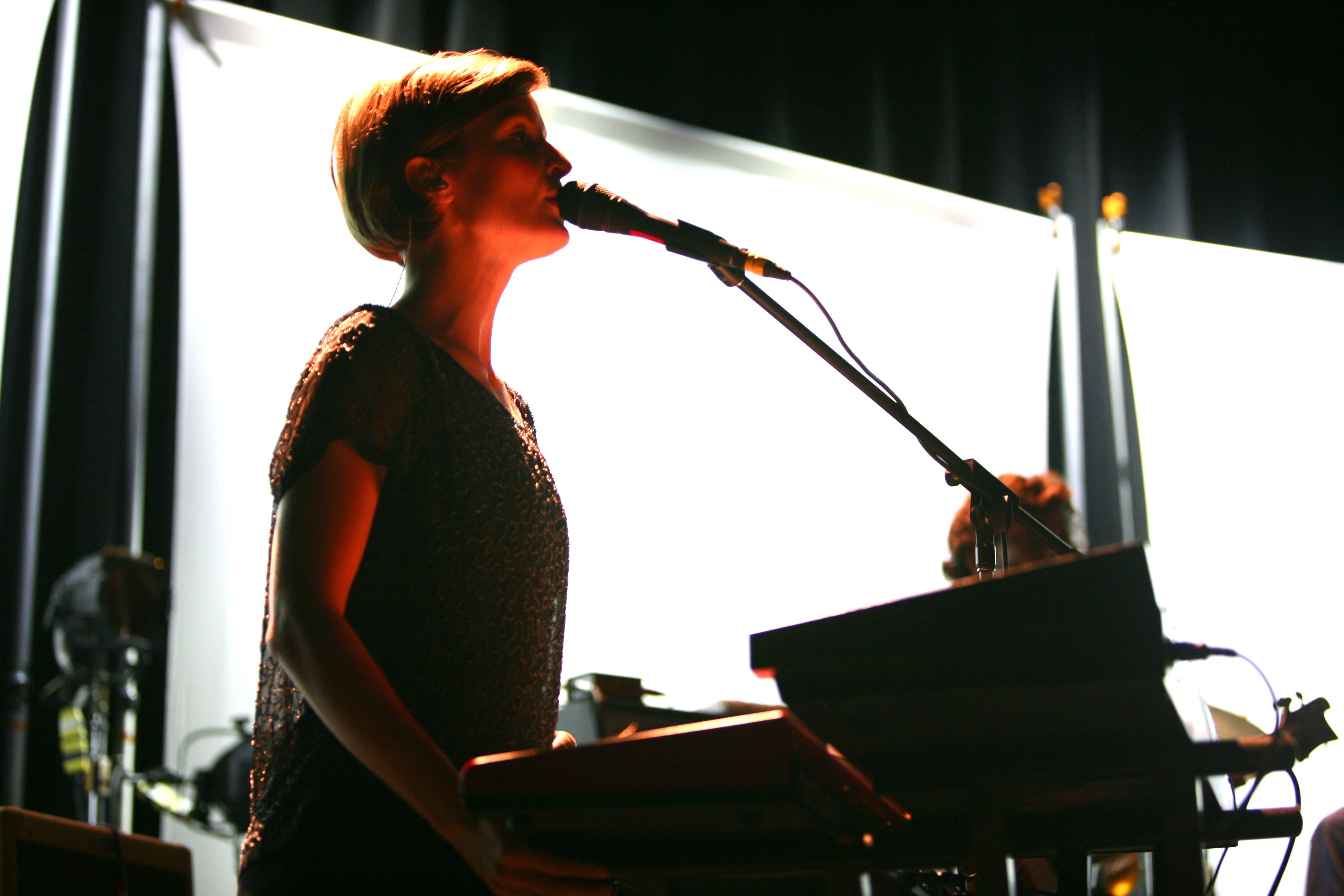 Dirty Projectors, performing live at the 9:30 Club, in Washington, D.C.