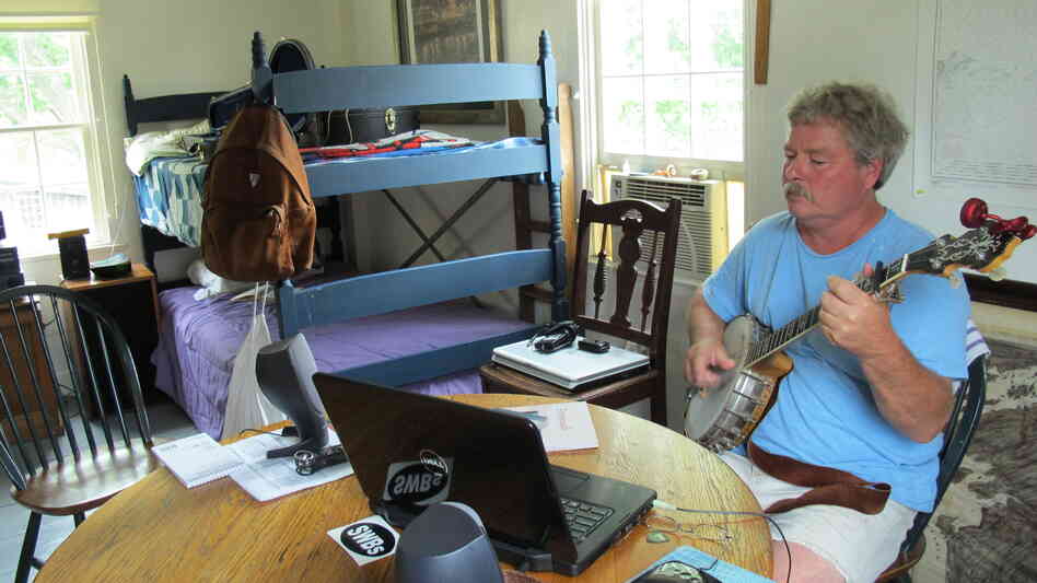 Tom Richter moved to Strawbery Banke so that he could concentrate on creating a new album of folk songs based on imagery of historic Portsmouth, N.H.