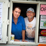 Patricia and Steven Cumber run the Food Tailor food truck in downtown Oshkosh, Wis. It's their primary source of income after Steven lost his job as a welder. Patricia and Steven Cumber run the Food Tailor food truck in downtown Oshkosh, Wis. It's their primary source of income after Steven lost his job as a welder.