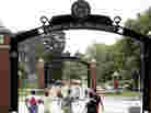 Persons walk across the campus of Saint Louis University in St. Louis in 2006. Persons walk across the campus of Saint Louis University in St. Louis in 2006.