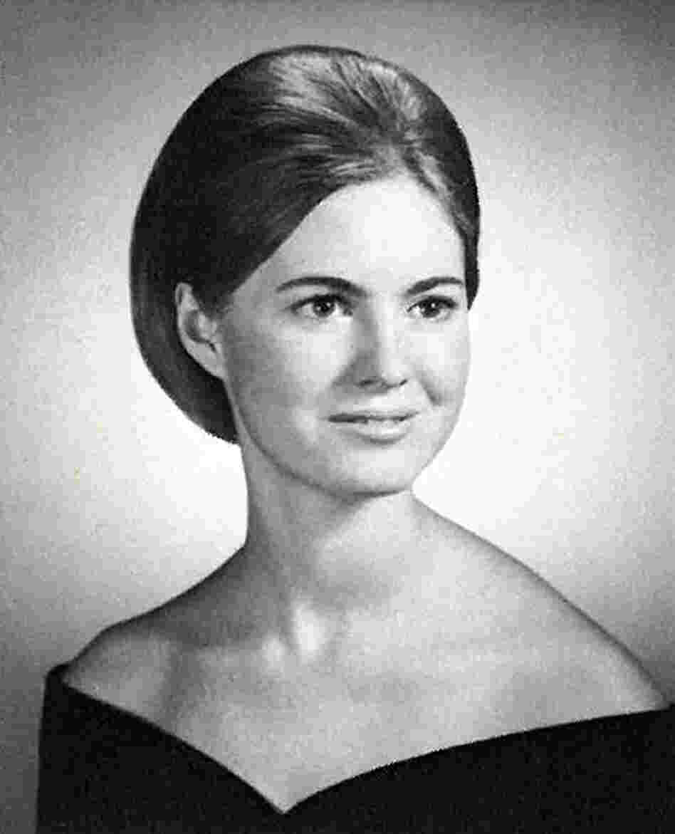 Ann Davies in a 1967 photo from her senior year of high school.