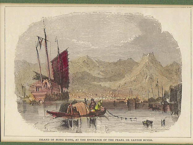 An early picture of the island of Hong Kong. In 1841, the British Foreign Secretary Lord Palmerston criticized the deal that gave Hong Kong to the British, famously describing the island as "a barren rock with nary a house upon it." He predicted, "It will never be a mart for trade."