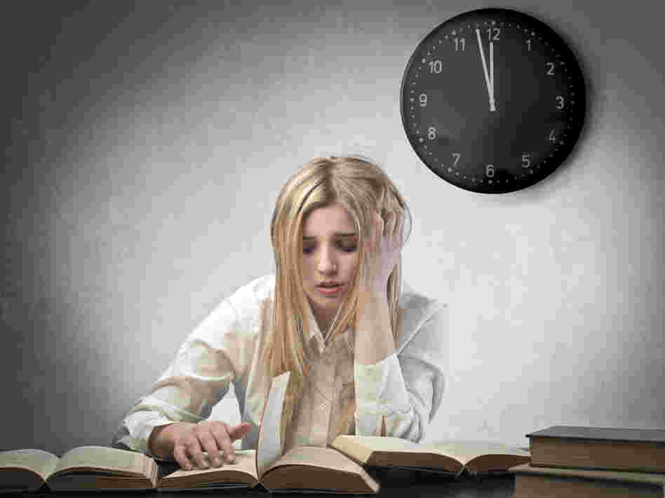 It may not be the best strategy to stay up late and cram. A new study finds that when teens don't get the sleep they need, all kinds of things can go poorly.