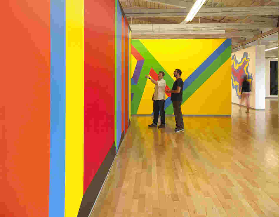 Sol LeWitt: A Wall Drawing Retrospective includes 105 of LeWitt's large-scale works. It will be on-view at MASS MoCA until 2033.