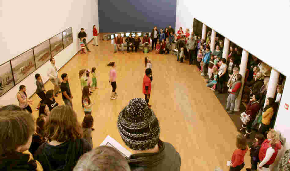 120,000 people visit MASS MoCA every year. Above, an event at the museum's Free Day in February 2012.
