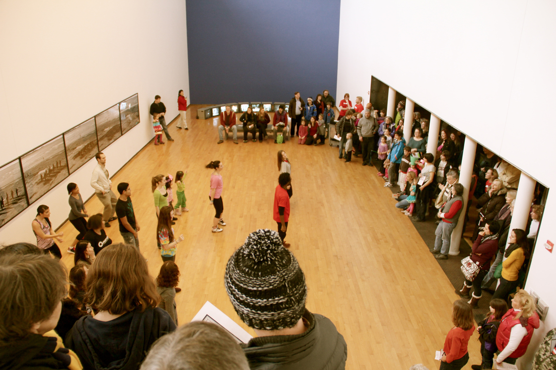120,000 people visit MASS MoCA every year. Above, an event at the museum's Free Day in February 2012.