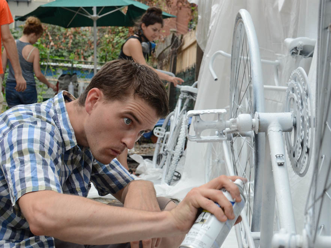 Ryan Nuckle helped found New York City's Ghost Bike Project in 2005, after three cyclists were killed in a single month.