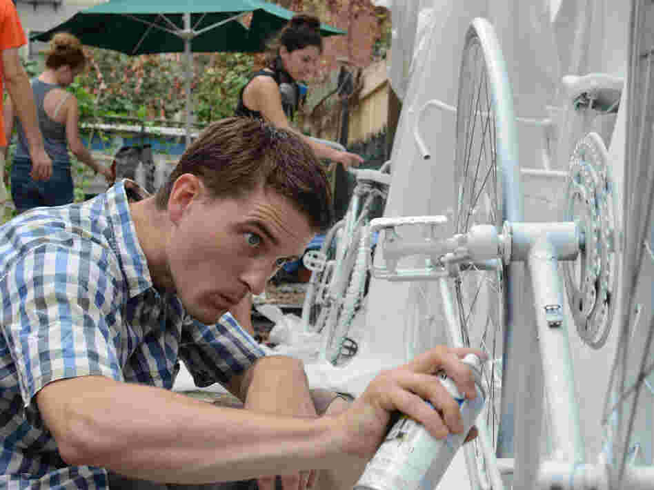 Ryan Nuckle helped found New York City's Ghost Bike Project in 2005, after three cyclists were killed in a single month.
