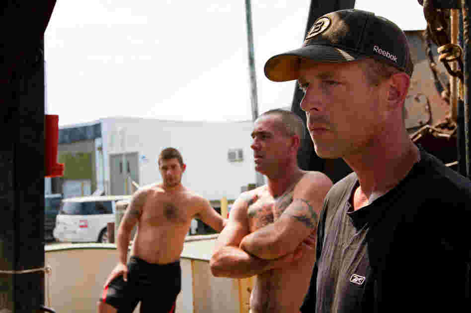 Crewmen of the Debbie Ann hear about the mistakes they made during a man-overboard drill that could have cost a life during a real-life incident.