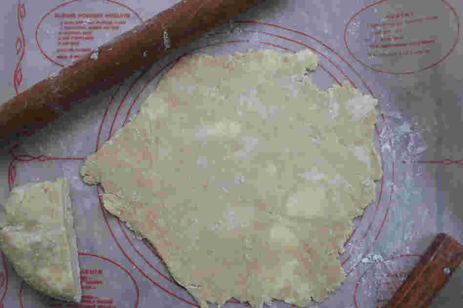 Rolling out the pie crust