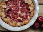 Plum And Orange Flower Custard Galette Plum And Orange Flower Custard Galette