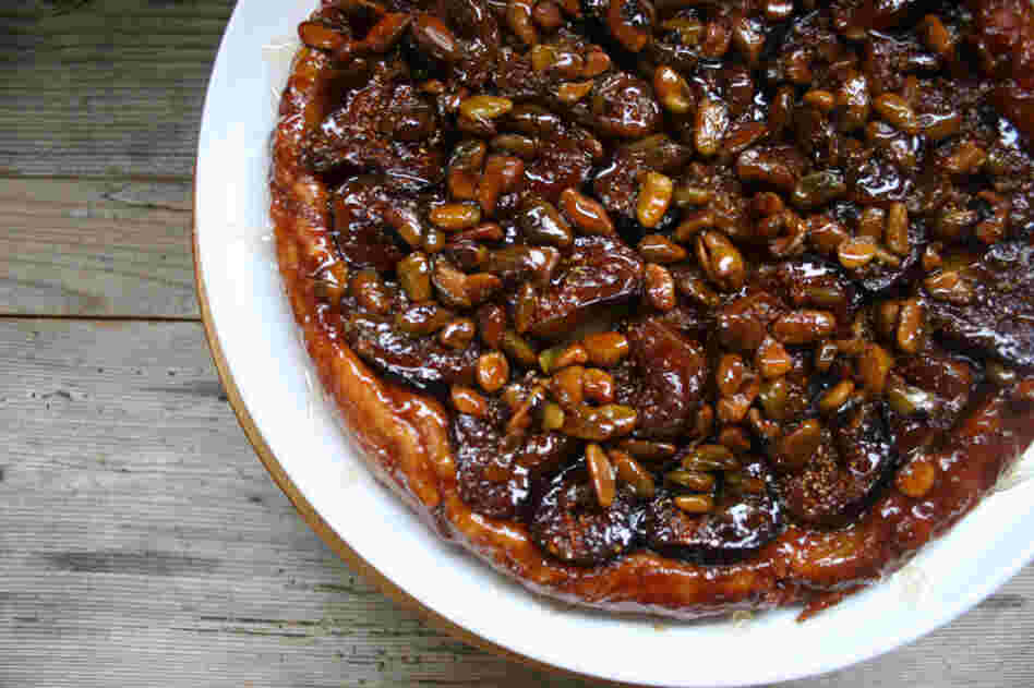Fig-Pistachio Tarte Tatin