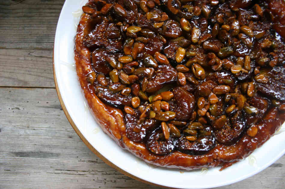 Fig-Pistachio Tarte Tatin
