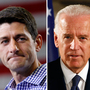 This composite image shows Republican vice presidential candidate Rep. Paul Ryan (left) and Vice President Biden. Both men are Catholic, but their worldviews are strikingly different. This composite image shows Republican vice presidential candidate Rep. Paul Ryan (left) and Vice President Biden. Both men are Catholic, but their worldviews are strikingly different.