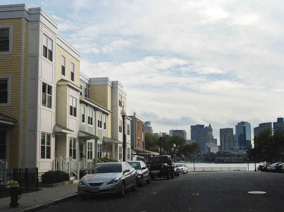 Some residents in this waterside housing development in East Boston say they would like more guidance from the city on how to plan for future flooding.