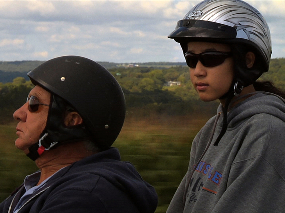 Ann Boccuti, one of the four adoptees featured in the film, is a pop-culture-obsessed teen, pictured here with her father Bob.