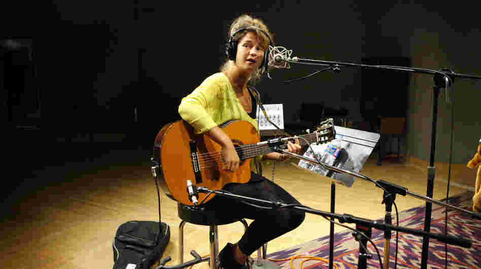Selah Sue performs at NPR headquarters in Washington, D.C.