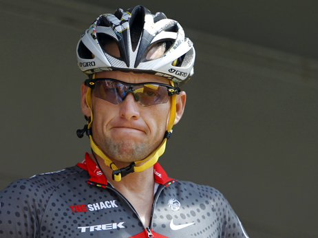 Lance Armstrong grimaces prior to the start of the third stage of the Tour de France cycling race in Wanze, Belgium, on July 6, 2010. Armstrong said Thursday he is finished fighting charges from the U.S. Anti-Doping Agency that he used performance-enhancing drugs during his unprecedented cycling career. Lance Armstrong grimaces prior to the start of the third stage of the Tour de France cycling race in Wanze, Belgium, on July 6, 2010. Armstrong said Thursday he is finished fighting charges from the U.S. Anti-Doping Agency that he used performance-enhancing drugs during his unprecedented cycling career.