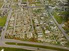 An aerial view of Homestead, Fla., taken on Sept. 7, 1992, two weeks after Hurricane Andrew's 165-mile-per-hour winds took out nearly every building in the city. An aerial view of Homestead, Fla., taken on Sept. 7, 1992, two weeks after Hurricane Andrew's 165-mile-per-hour winds took out nearly every building in the city.