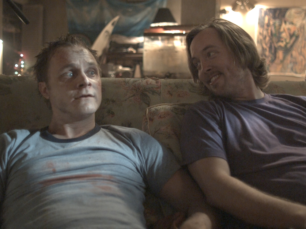 When Bart (Anders) returns from the dead, before discovering his appetite for flesh, he goes to stoner friend Joey (Chris Wylde).