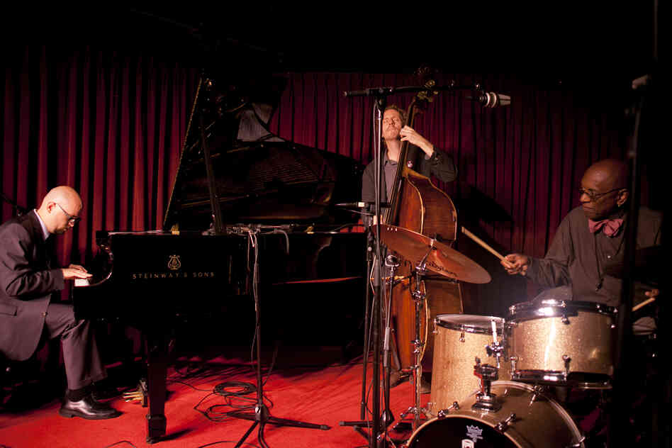 The trio of Ethan Iverson, Ben Street and "Tootie" Heath played a wide range of standards and blues heads.