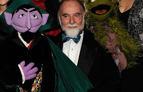 Jerry Nelson and the character he brought to life, Count von Count. Jerry Nelson and the character he brought to life, Count von Count.