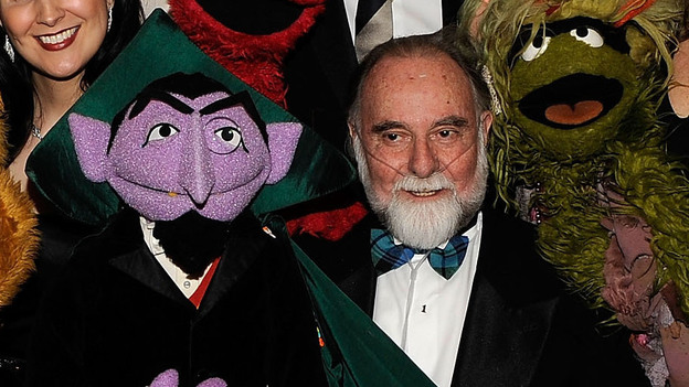 Jerry Nelson and the character he brought to life, Count von Count. (Getty Images)