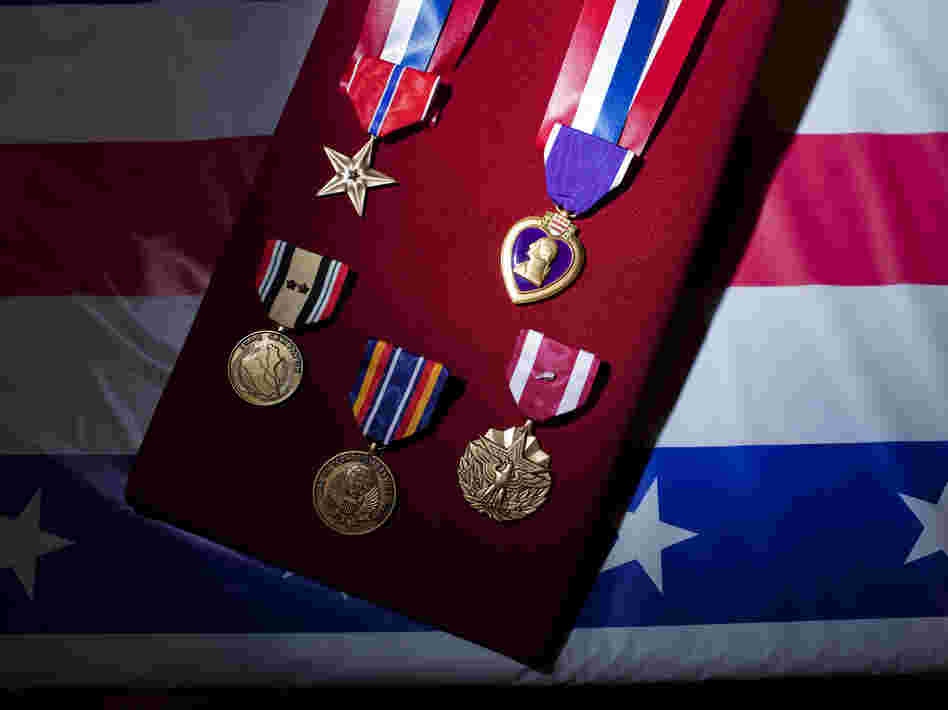 Dyarman's Army medals include a Purple Heart, Bronze Star and a service award for more than 26 years in the Army.