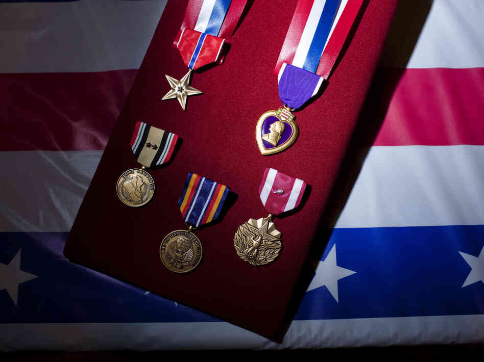Dyarman's Army medals include a Purple Heart, Bronze Star and a service award for more than 26 years in the Army.