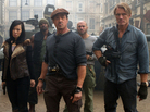NPR aired a review of "The Expendables 2" calling it a violent but thought provoking film. One listener took offense to the language used to describe its powerhouse of superstars. NPR aired a review of "The Expendables 2" calling it a violent but thought provoking film. One listener took offense to the language used to describe its powerhouse of superstars.