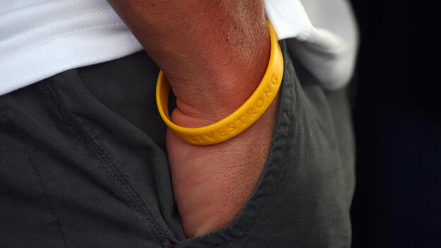 The ubiquitous Livestrong wristband was introduced in 2004 and quickly became a cultural icon. The ubiquitous Livestrong wristband was introduced in 2004 and quickly became a cultural icon.