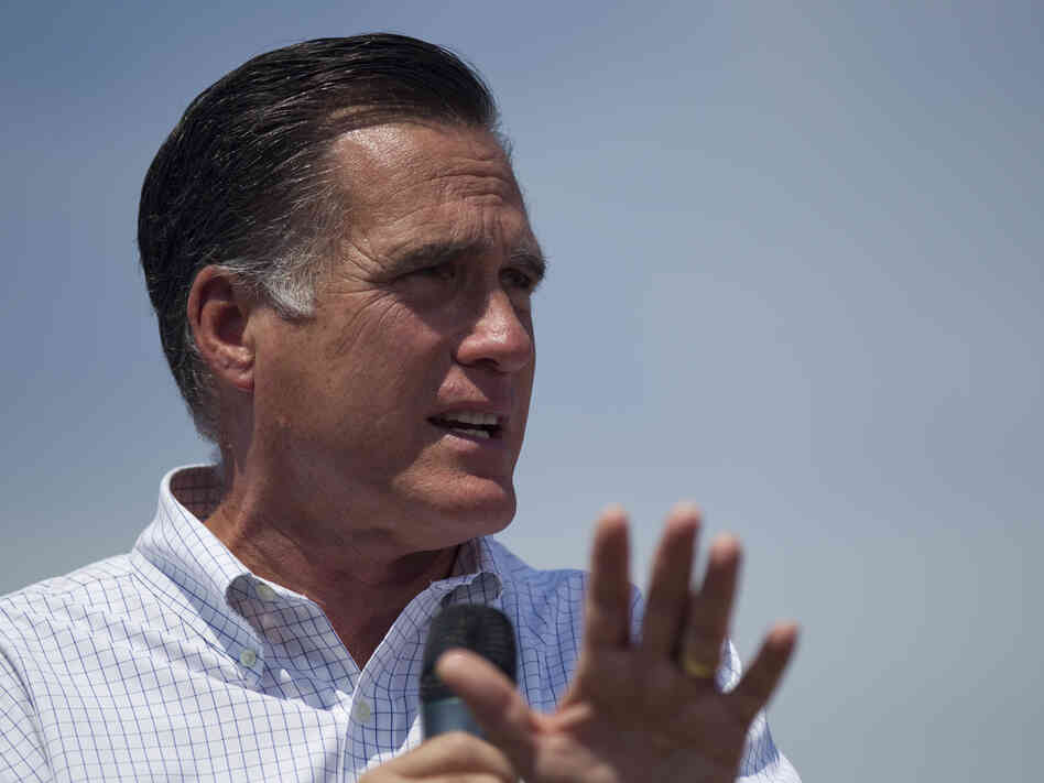 Republican presidential candidate Mitt Romney.