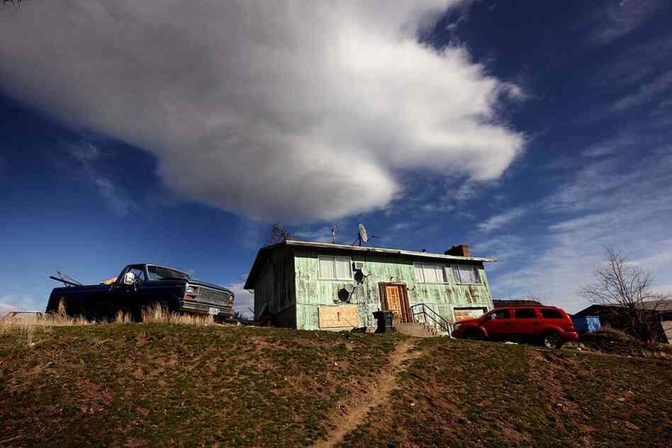 A West Hill home in the town of Warm Springs, Oregon. 