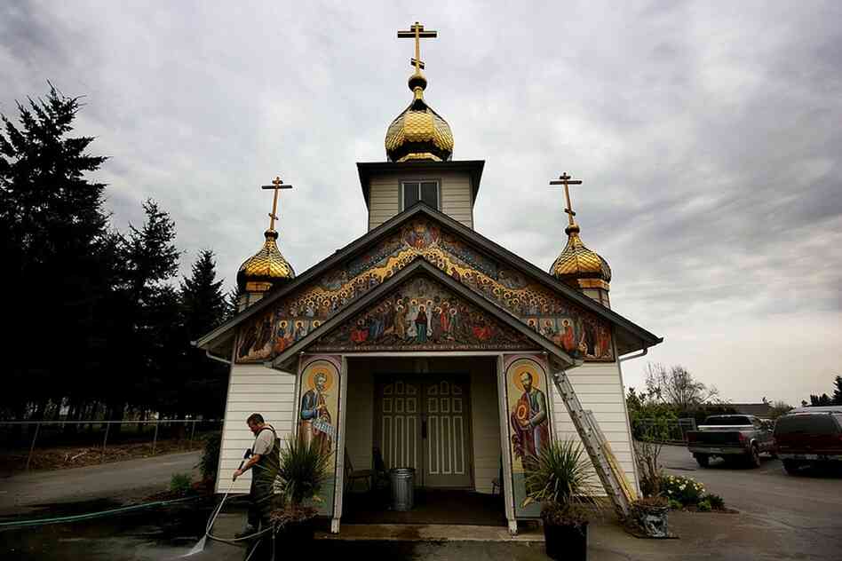 Russian Orthodox Church in Woodburn, Oregon.