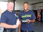 Capt. Michael Davidson of the Hattiesburg Fire Dept. and Jaycee Marquise Slator. Capt. Michael Davidson of the Hattiesburg Fire Dept. and Jaycee Marquise Slator.