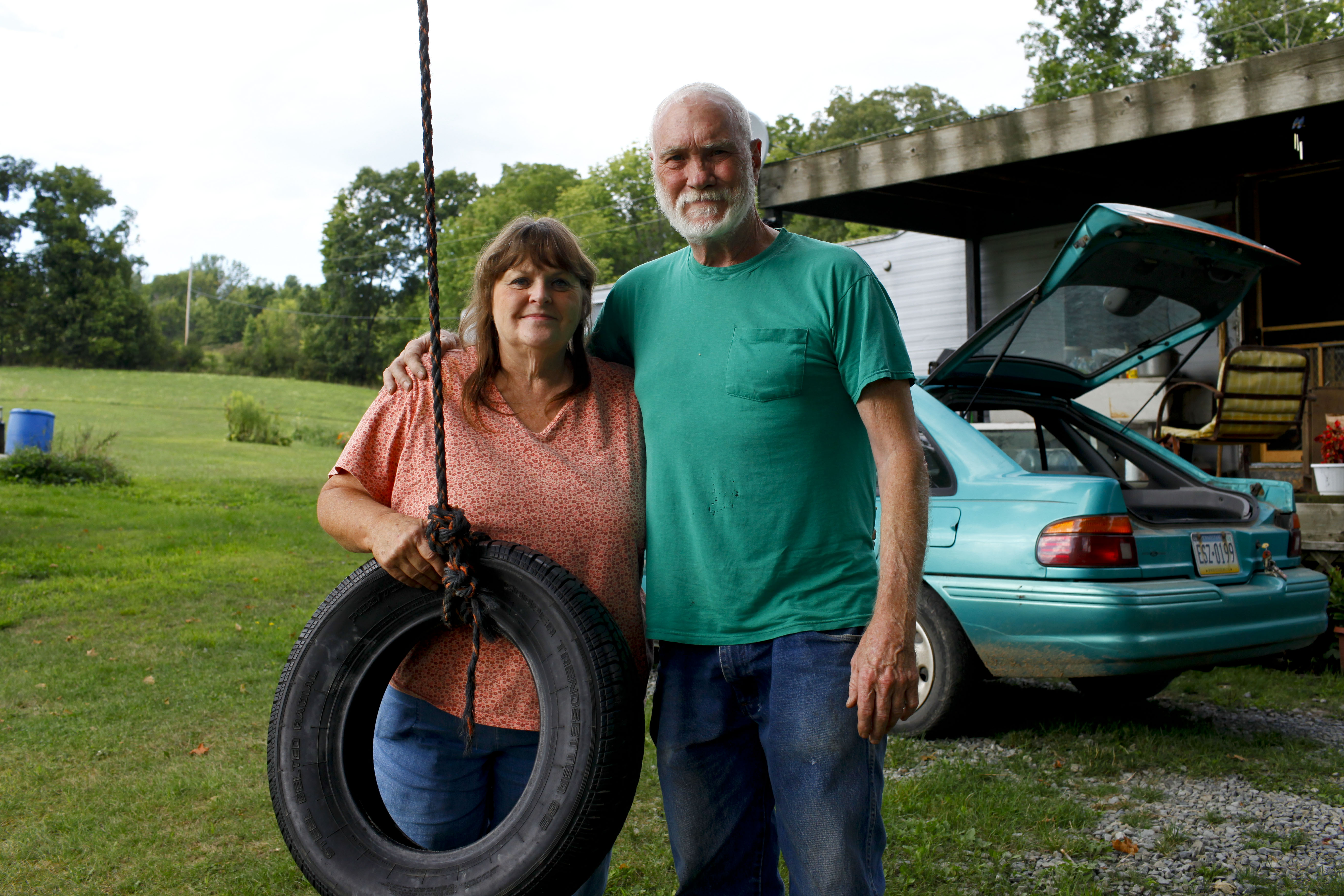 Gale and Ted Franklin were forced out of their home after flooding last September. They have been living out of their camp in Leroy Township, Pa., and methane has seeped into their water supply.