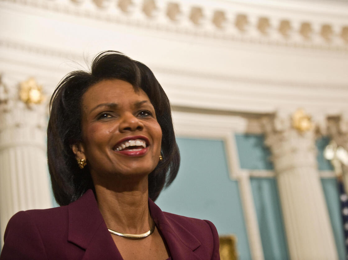 former Secretary of State Condoleezza Rice