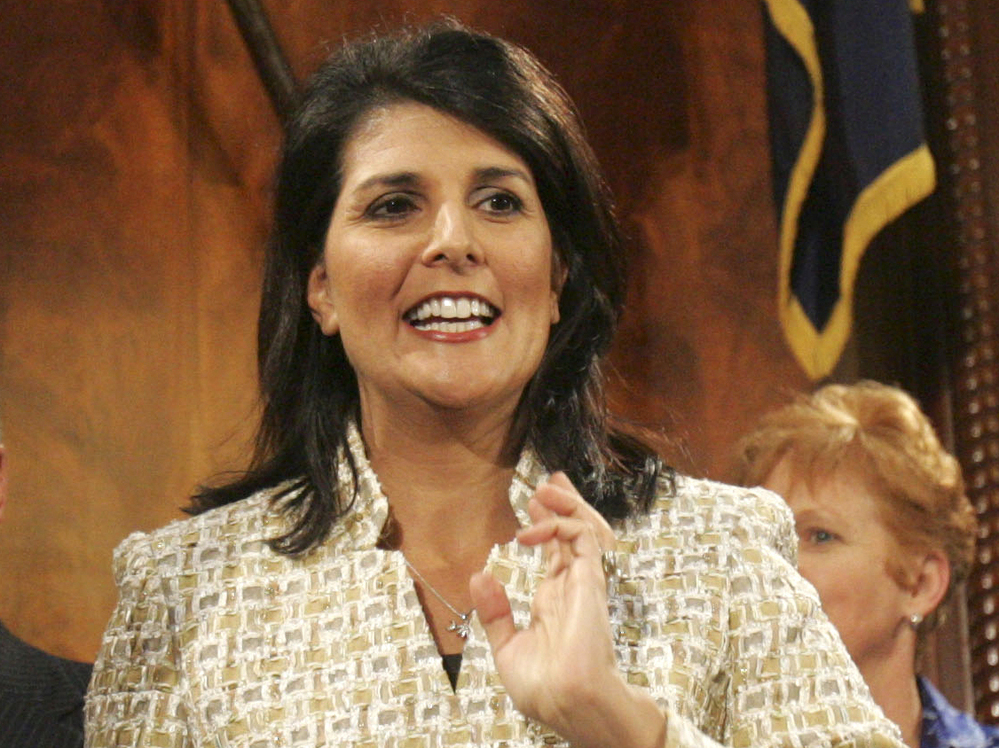 South Carolina Gov. Nikki Haley