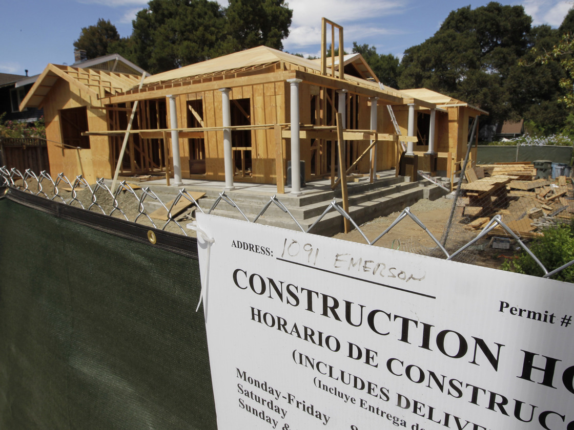 Sales of new homes, like this one in Palo Alto, Calif., rose 3.6 percent in July.