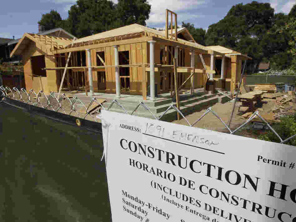 Sales of new homes, like this one in Palo Alto, Calif., rose 3.6 percent in July.