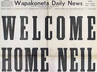 Front page of the Wapakoneta Daily News Front page of the Wapakoneta Daily News