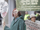 Abortion-rights opponents outside a Planned Parenthood of North Texas event in Fort Worth in February. The 5th Circuit Court of Appeals has ruled that Texas can defund Planned Parenthood clinics because the organization provides abortions. Abortion-rights opponents outside a Planned Parenthood of North Texas event in Fort Worth in February. The 5th Circuit Court of Appeals has ruled that Texas can defund Planned Parenthood clinics because the organization provides abortions.