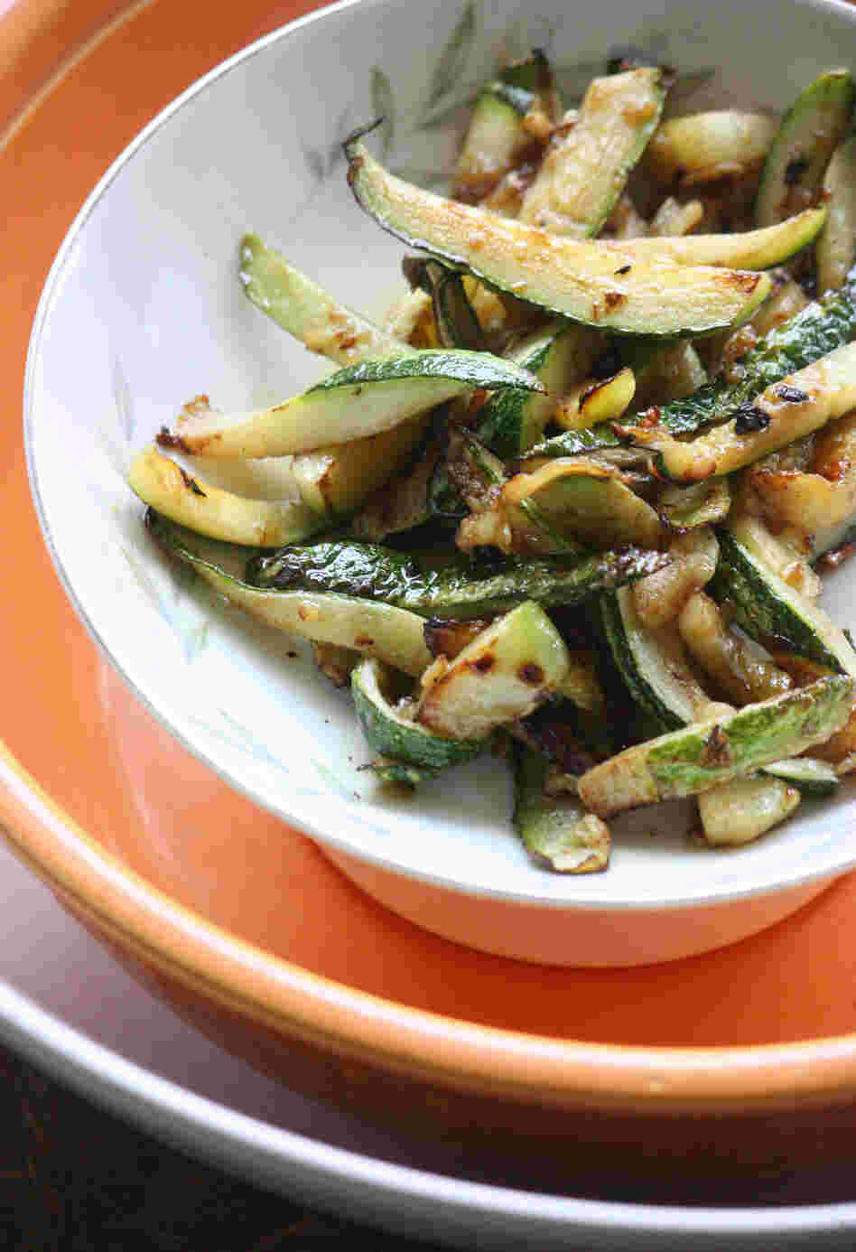 Garlicky Flash Zucchini